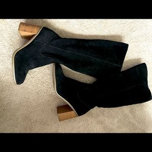 Target Universal Thread Black Knee Boots, Size 7.5